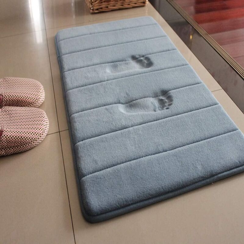 Fei Yu – Rutschfeste Badematte Aus Mikrofaser Und Memory-schaum – 30 X 50 Cm – Strapazierfähige Sbr-rückseite – Schnell Absorbierend