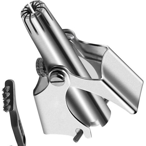 Nasenhaartrimmer – Edelstahl – Für Damen Und Herren – Mechanisch – Abwaschbar
