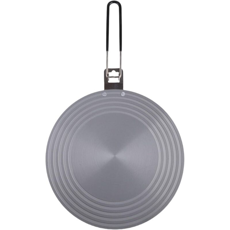 Glaskeramik-induktionskochfeld-adapterplatte Mit Klappgriff, 28 Cm Durchmesser, 4 Mm Dick