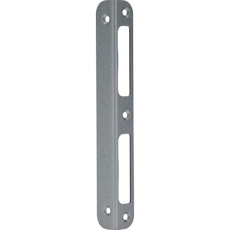 Eckschließblech – Stahl – Für Innen- Und Wohnungstüren – Kompatibel Mit Din-gewinde Links Und Rechts – Silber – 170 X 20 X 20 Mm