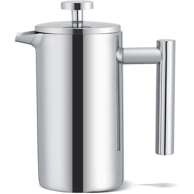 350 Ml French-press-kaffeekanne Aus Edelstahl Mit Dreifachfilter
