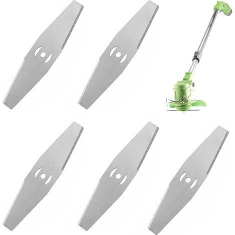 Stück – Freischneiderklinge – Ersatzklinge – Legierter Stahl Für Rasenmähen Und Gartenarbeit & 43 Einfache Montage Silbernes Metall 20 X 5 Cm