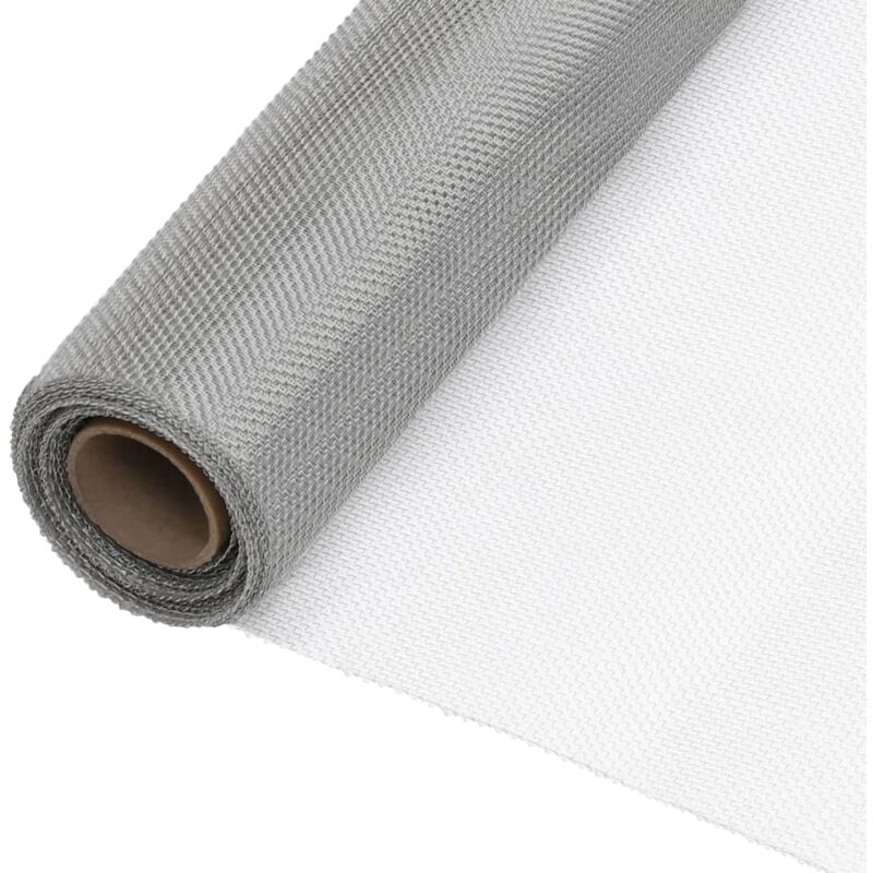 The Living Store – Edelstahl-siebgewebe 80 X 1000 Cm Silber