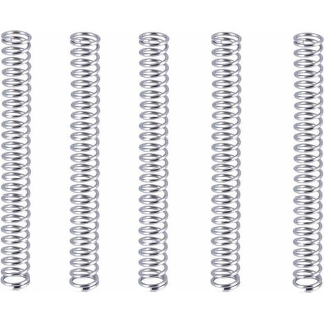 Stück – Druckfeder – Edelstahl 304 – Korrosions- Und Verschleißfest Für Industrielle Mechanismen – Silber – 15 X 100 Mm