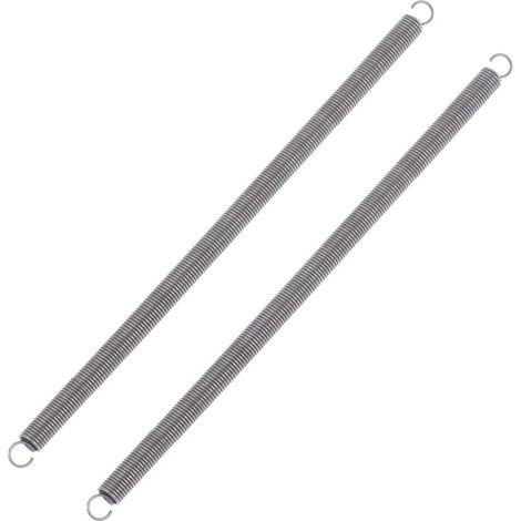Stück – Zugfeder – Edelstahl 304 – Mit Integrierten Haken – Zur Mechanischen Befestigung – Silber – 20 X 1 Cm