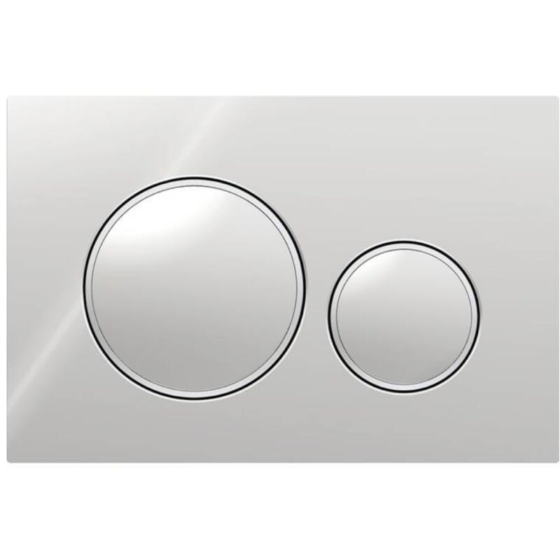 Für Geberit Sigma20 Zweimengenspülung Betätigungsplatte: Chrom Glänzend, Chrom Matt (115.882.kh.1)