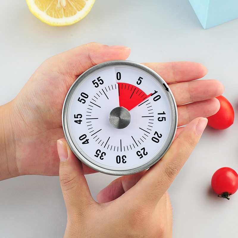 Riesiger Mechanischer Timer – 60 Minuten – Großes Digitaldisplay – Kann Freistehend Platziert Oder Magnetisch Befestigt Werden – Geeignet Für Küchen, Klassenzimmer Usw. – Einfache Bedienung