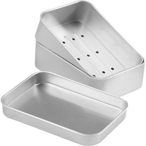 Wasserdichte Seifenschale Aus Aluminium Mit Herausnehmbarem Abtropfgitter, Für Reisen, Hotel Und Badezimmer