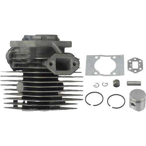 Metallzylinder- Und Kolbensatz Für Zenoah G35 G45 Freischneider, Größen 36 Mm Und 40 Mm Für Die Freischneiderreparatur, Silberne Ausführung (36 Mm)