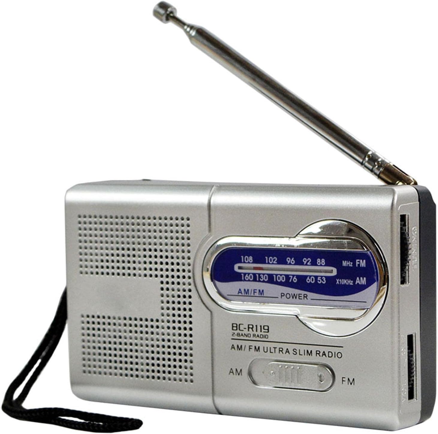 Tragbares Am/fm-walkman-radio Mit Eingebauten Lautsprechern, Kopfhöreranschluss Und Mp3-player