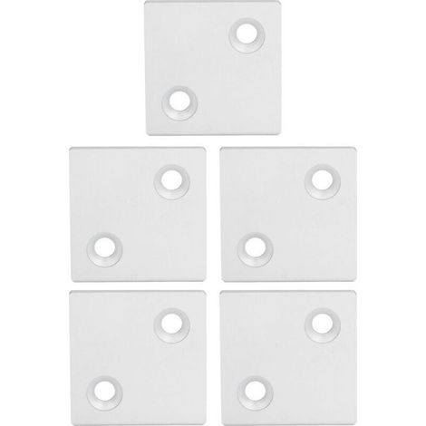 Doppelt Geschlitzte Profilkappen Aus Aluminiumlegierung Zum Abdecken Und Sichern Von Industrieprofilen (silber)