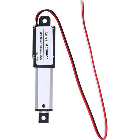 30 Mm 12 V Dc Linearer Elektrischer Aktor, Kurzschlussschutz, Wasserdicht, Geräuschlos, 20 N, 30 Mm/s, Mini-aktor.