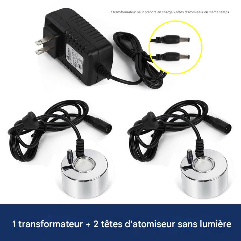 Ultraschall-luftbefeuchter Mit 2 Verneblerköpfen, Ein Bis Zwei Verneblerköpfe, Ohne Licht Und Transformator, Hohe Nebelmenge