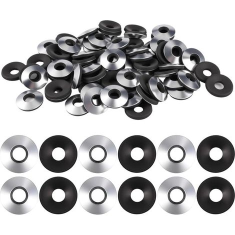 200 Dichtscheiben M6,3 × 16 Mm, Metallscheiben Mit Gummi-o-ringen.