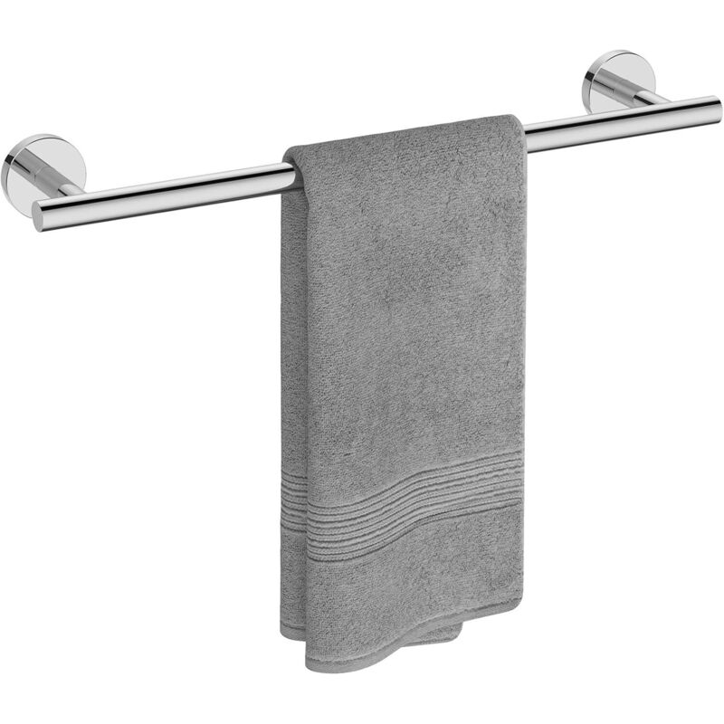 Handtuchhalter, Handtuchstange Aus Edelstahl, Geeignet Für Badezimmer Oder Küche (50 Cm, Glänzend Silber)