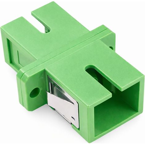 Sc/apc Simplex-singlemode-glasfaseradapter, Geringe Einfügedämpfung 0,2 Db, Keramikhülse, Ftth-netzwerk
