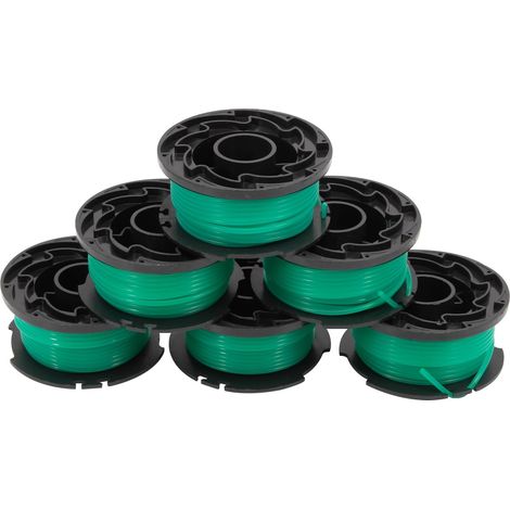 6er-packung Trimmerfaden – Nylonfaden – Für Freischneider – Abriebfest – Für Garten Und Rasen – Grün – 6 M X 2 Mm