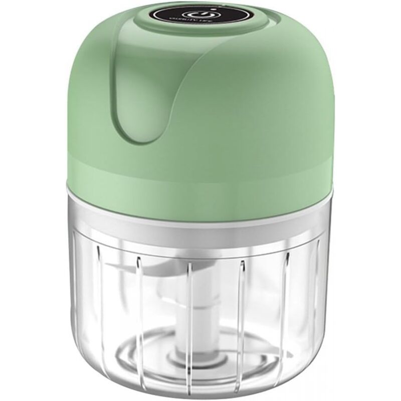 Elektrischer Knoblauchzerkleinerer, Geeignet Für Knoblauch, Pfeffer, Hackfleisch, Kürbissoße, 250 Ml (grün)