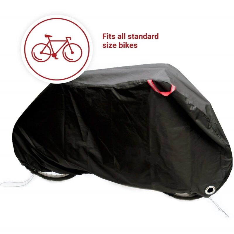 Fahrradabdeckung – Wasserdichte Outdoor-aufbewahrungsabdeckung Für 1, 2 Oder 3 Fahrräder – Hergestellt Aus Hochfestem, Reißfestem Material, Festes Design – Bietet Umfassenden Schutz