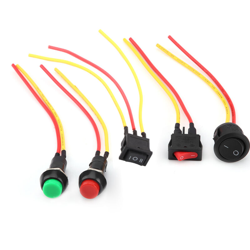 Universeller Wippschalter, Ein/aus, Für Boot, Auto, Wechselstrom 6a/10a, Wasserdicht, Motorrad, Elektroroller