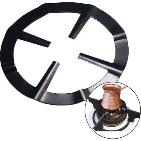 Ulisem Universal-kaffeemaschinenablage Für Mokkakanne, Erdgasbrenner, Schwarz – 2 Stück