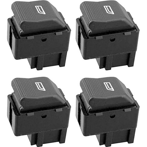 Csparcv 4-teiliger Elektrischer Fensterheberschalter Mit Einseitigem Knopf Oem 6x0 959 855b 6x0959855b Für Vw Lupo Polo - Seat Cordoba Ibiza Iii