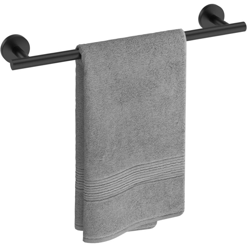 Handtuchhalter, Handtuchstange Aus Edelstahl, Geeignet Für Badezimmer Oder Küche (50 Cm, Schwarz)