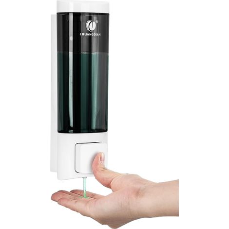 Seifenspender – Badezimmeraccessoire – Für Duschgel Und Shampoo – Praktische Wandmontage – Transparent – 200 Ml