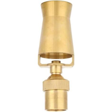Cspartv (13×4,5×2,5 Cm) (eisturm) Messing-springbrunnendüse, Sprühkopf Für Dn15-, Dn20- Und Dn25-springbrunnen, Zubehör Für Gartenbrunnen