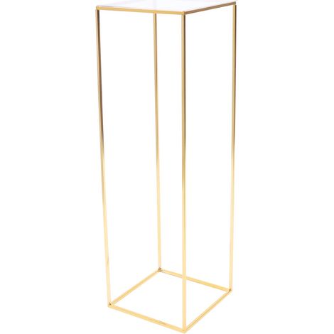 29 X 29 X 80 Cm - Metall - Große Blumenvase - Pflanzenständer - Für Hochzeitsjubiläumsfeiern - Gold - Geeignet Für Blumen Und Künstliche Blumen (31 X 31 X 100 Cm)