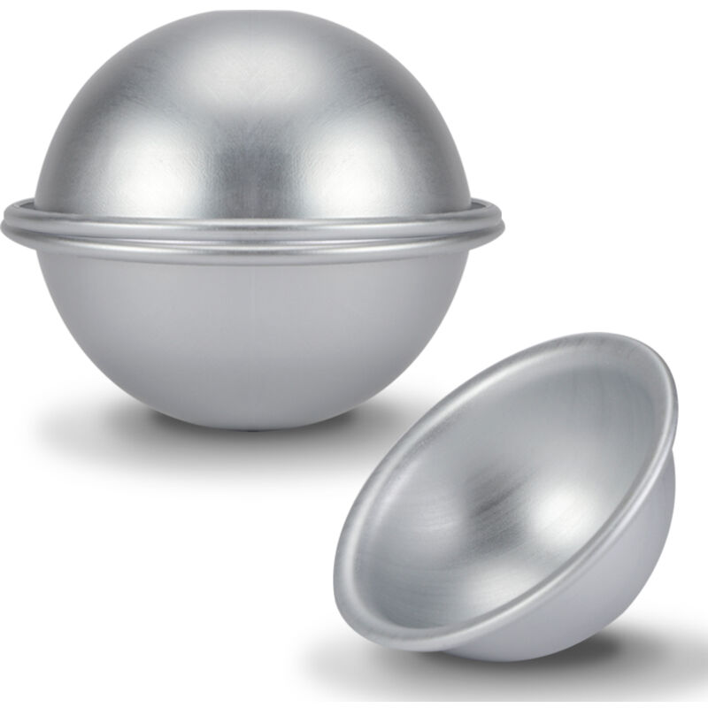 Kuppelförmige Kuchenform, 8-cm-kugelkuchenform, Halbkugelförmige Aluminium-kuchenform, Bikini-kuchenpuddingform, Fußballkuchenform, Backform
