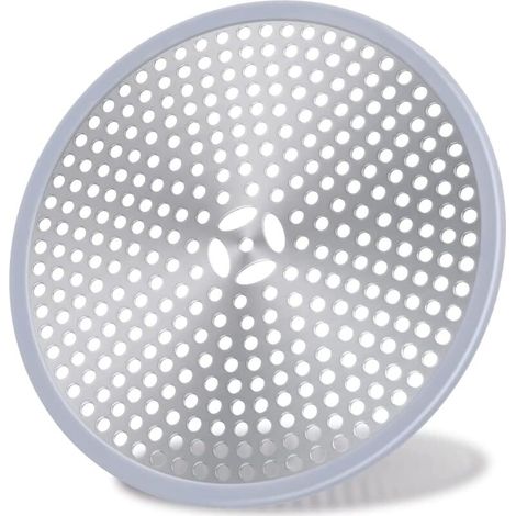 1 Stück Duschablauf, Haarfilter, Duschstopfenfilter, Spülbeckenablaufabdeckung, Haarfänger Für Duschabläufe – Silberner Edelstahl