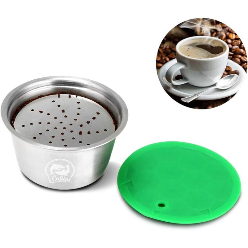 Wiederverwendbare Kaffeekapsel, Wiederverwendbarer Kaffeefilter, Wiederverwendbarer Kaffeefilterbecher Aus Edelstahl Für Aromatisierten Kaffee (kaffeekapsel) - Fei Yu