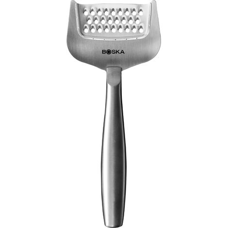 Käsereibe – Edelstahl – Multifunktional Für Käse Und Gemüse – Ergonomisches Design – Silber – 18 X 7,4 X 2 Cm