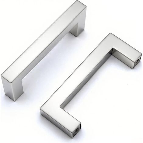 Stück – Möbelgriff – Schubladengriff – Korrosionsbeständiger Edelstahl Für Küche Und Schrank, Silber, 64 Mm