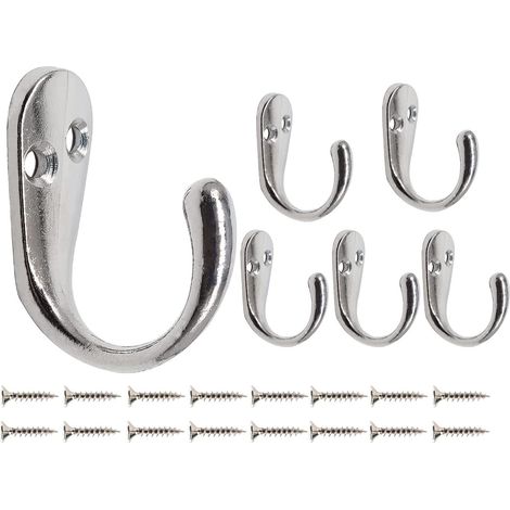 Wandhaken, Zinklegierung, Rostfrei, Für Kleidung, Badezimmer