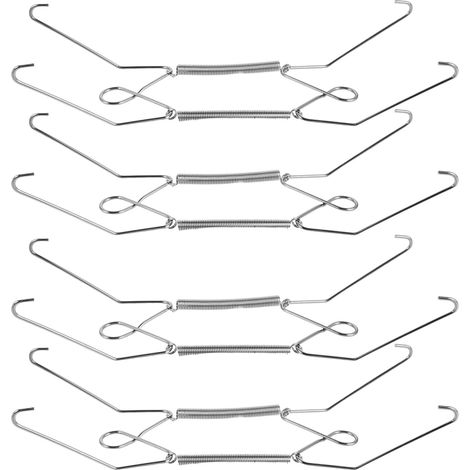 4-teiliges Wandhaken-set – Tellerhalter – Federbefestigung – Edelstahl – Küche Und Wohnzimmer – Silber – 18 X 5,5 X 0,5 Cm