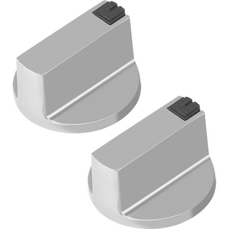 Set Mit 2 Bedienknöpfen Aus Zinklegierung Für Gasherde, 6 Mm, Für Backöfen, Kochfelder, Metallschalter