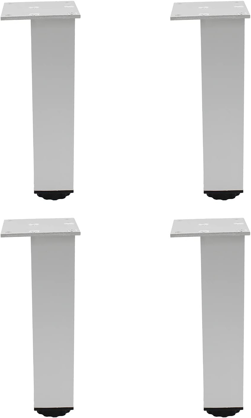 Verstellbare Aluminium-möbelfüße, 4er-set, Für Möbel, Sofas Und Tische, Silberfarben, 18 Cm (verstellbereich 180-198 Mm)