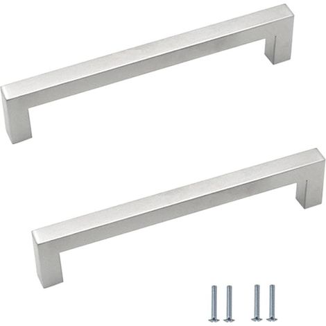 Edelstahlgriffe, 160 Mm Lochabstand, Küchenschublade, Silber