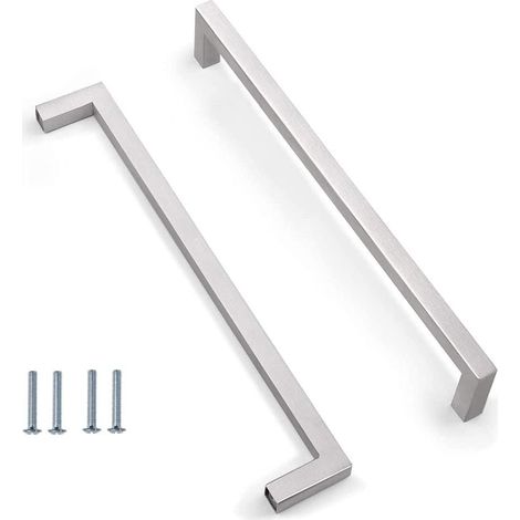 Edelstahlgriffe, 256 Mm Lochabstand, Küchenschublade, Silber