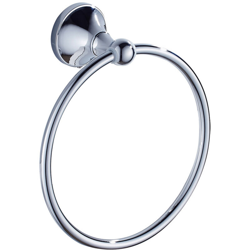 Runder Handtuchring, Handtuchhalter, Handtuchstange, Bad- Und Küchenaccessoires (glänzendes Silber)