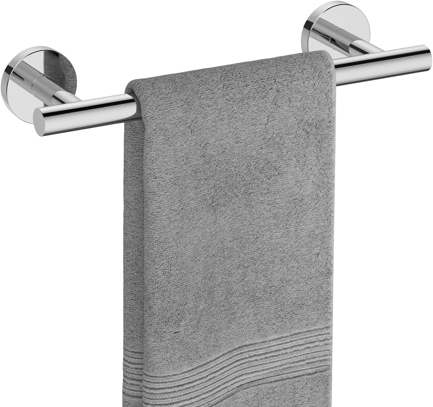 Handtuchhalter, Handtuchstange Aus Edelstahl, Geeignet Für Badezimmer Oder Küche (30 Cm, Glänzend Silber)