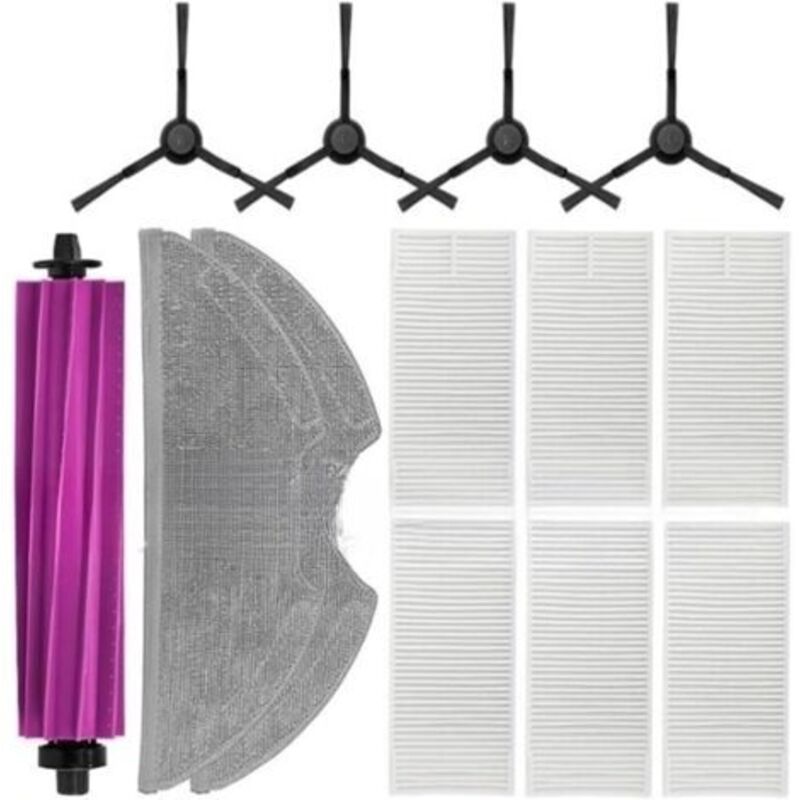 Kompatibel Mit Zubehör Für Den Saugroboter Eureka E20 Plus: Walzenbürste, Seitenbürste, Hepa-filter, Tuch, Staubbeutel