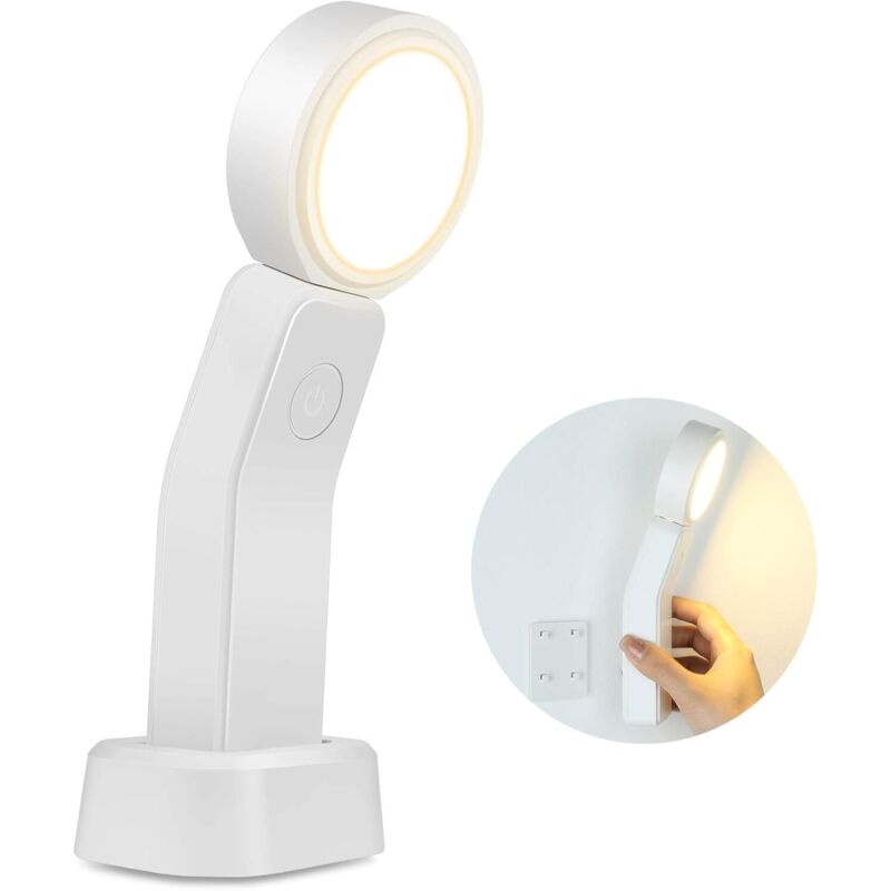 Tragbares Led-nachtlicht Mit Touch-steuerung, Kindernachtlicht Mit 360°-drehung, Einstellbarer Helligkeit, Wiederaufladbares Mini-nachtlicht Für Küche, Büro Und Kleiderschrank – Fei Yu