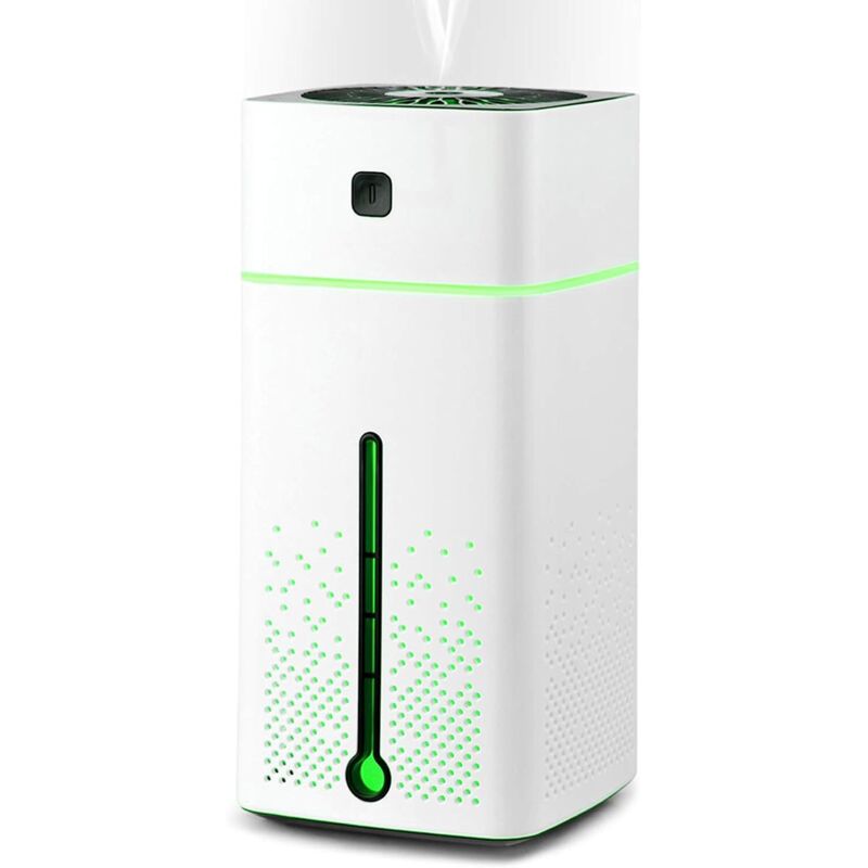 2-in-1 Luftbefeuchter (1 L), Leiser Ultraschall-mini-diffusor Für Babys, 7-farbige Nachttischlampe, Automatische Abschaltung Nach 9 Stunden, Büro/zuhause/babyzimmer – Fei Yu