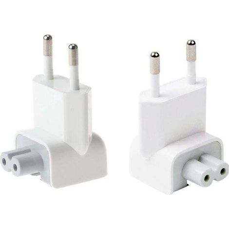 Ulisemac Reiseadapter-stecker, Ersatzstecker Für Ipod, Iphone, Ipad, Macbook Netzteil (2xeu-stecker)