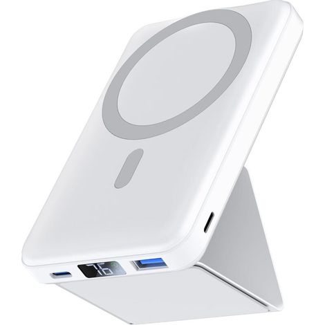 Externer Iphone-akku, Podoru Mag-safe Powerbank 10.000 Mah Pd Externer Akku 22,5 W Schnellladegerät Kabelloser Externer Akku Mit Led-anzeige Mag-safe Kompatibel Für Iphone 14/13/12 Pro Max/pro/