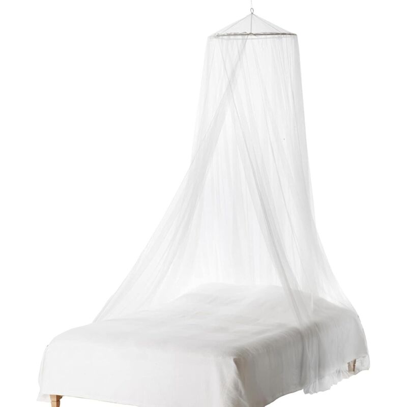 Moskitonetz-himmelbett, Großes Moskitonetz-insektenschutzbett, Bester Moskitonetz-insektenschutz, Geeignet Für Alle Betten (weiß) – Fei Yu