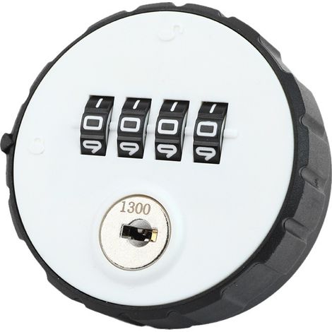 Rundes Mechanisches Hebelschloss, Zahlenschloss Für Schubladen, Mechanisches Schloss Für Schränke, Zahlenschloss, Verwendet Zum Schutz Der Sicherheit Von Schubladentüren, Kisten Oder